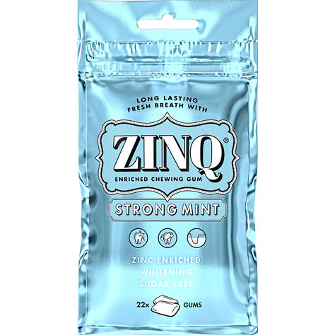 ZINQ Tuggummi Strong Mint 31,5g