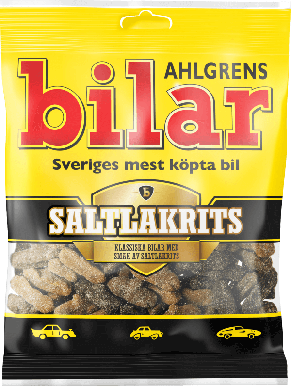Ahlgrens Bilar Saltlakrits påse 100g
