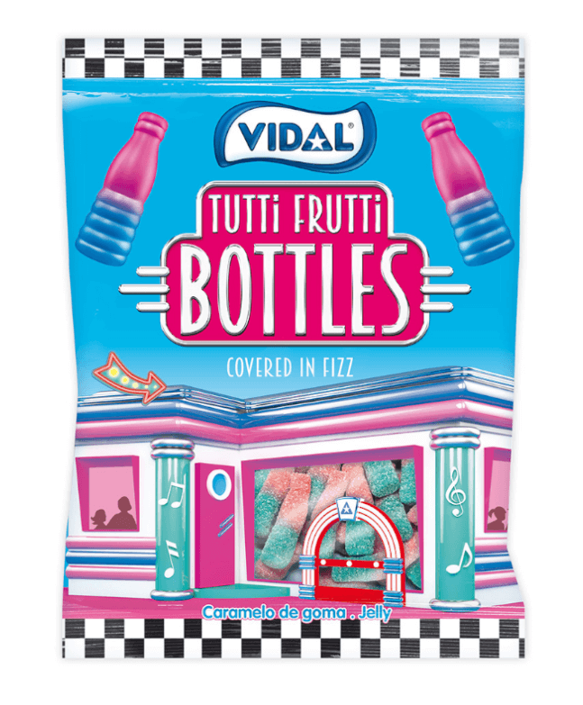 Vidal Tutti Frutti Bottles 90g