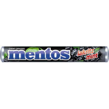 Mentos Rulle Lakrits Mint 38g