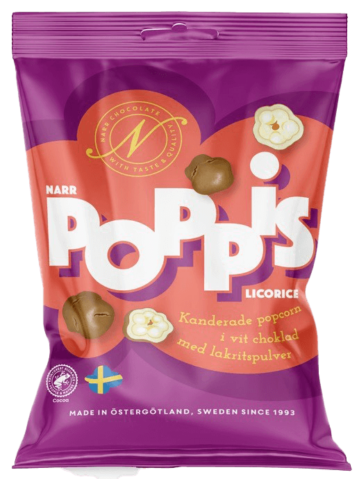 Narr Poppis Licorice 90g
