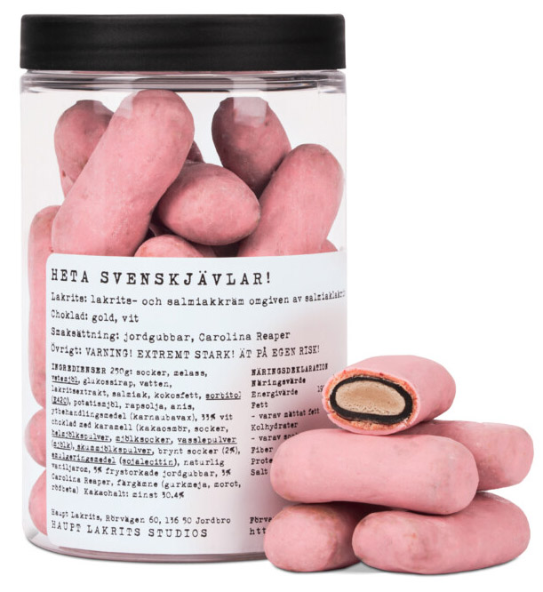 Haupt Lakrits - Heta Svenskjävlar! 250g