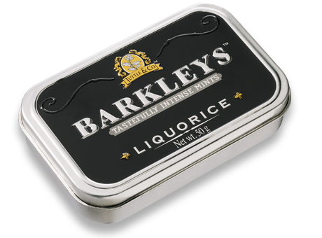 Barkleys Mints - Liquorice 50g x 6st
