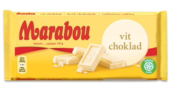 Marabou Vit Choklad 180g