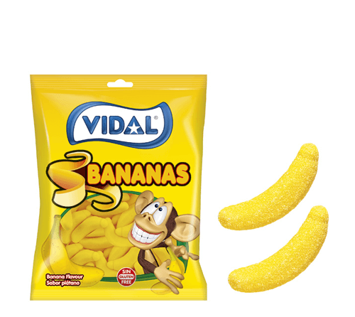 Vidal Bananas 90g