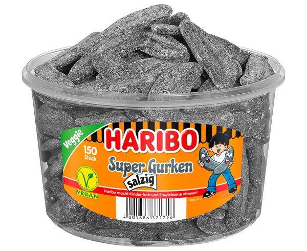 Haribo Super Gurken Salzig 1.35kg