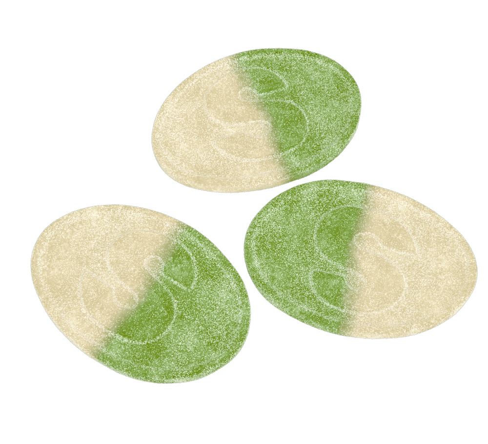 S-Märke Sour Apple 500g