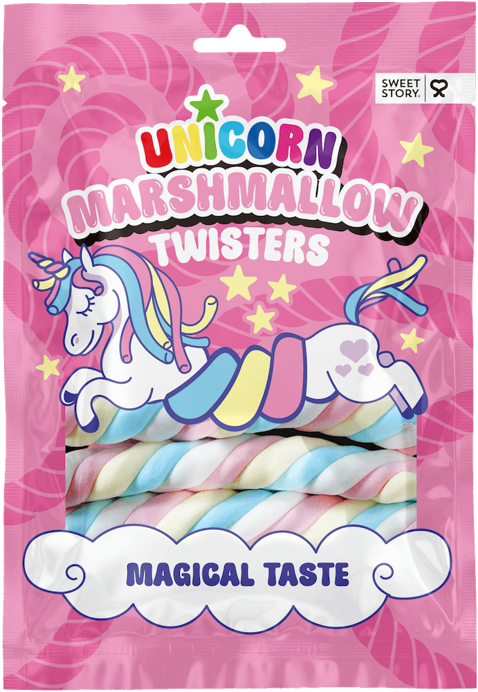 Sweet Story Marshmallow Unicorn Twisters 50g