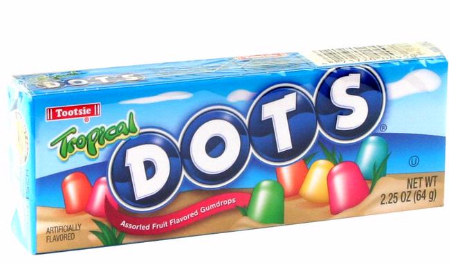 Tootsie Dots Tropical 64g