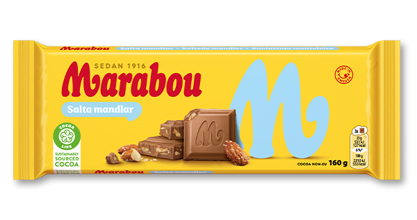 Marabou Salta Mandlar 160g