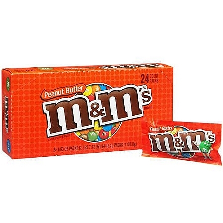M&Ms Peanut Butter 46g x 24st