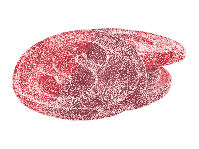 S-Märke Sour Pomegranate and Raspberry 500g