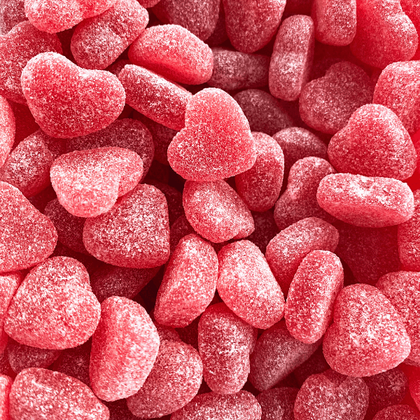 Haribo Hallonhjärtan 1kg