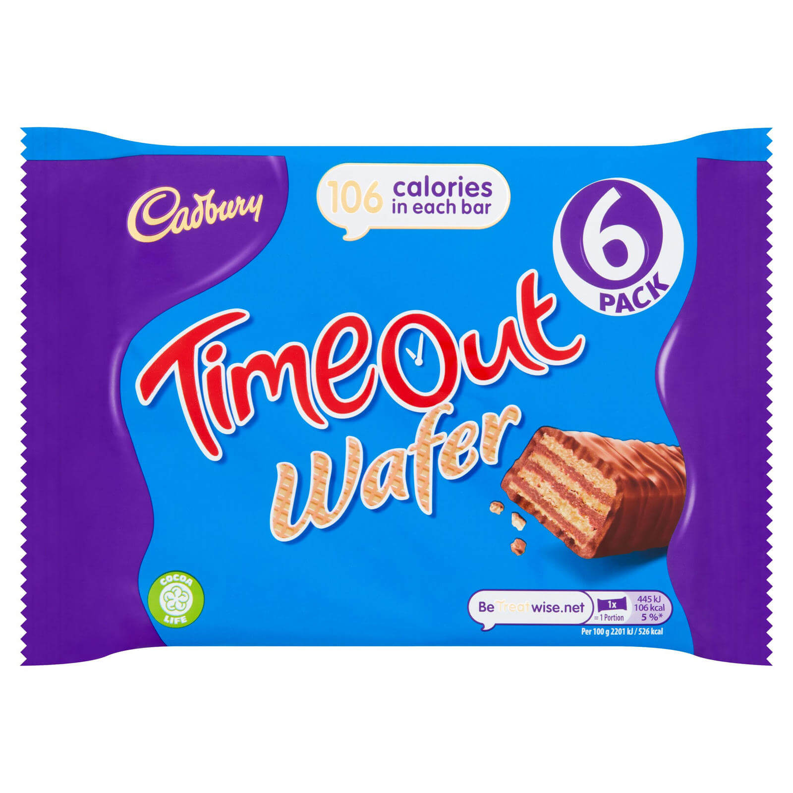 Cadbury Timeout 6-Pack 121g