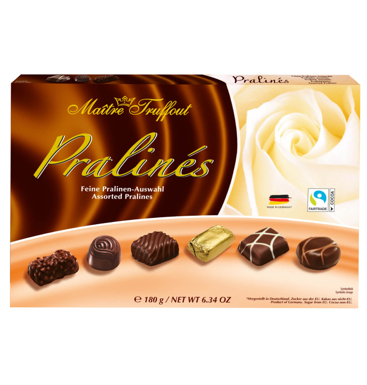 Maitre Truffout Assorted Pralines Exquisite 180g