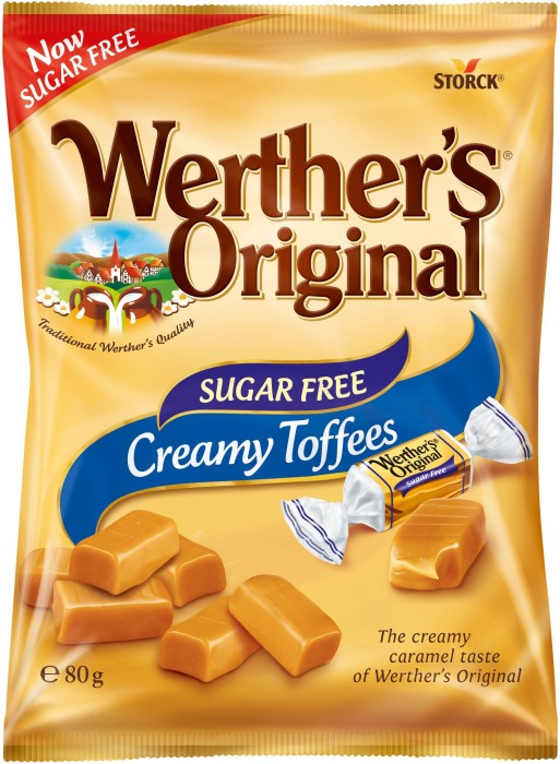 Werthers Original Sugar Free Creamy Toffees 80g