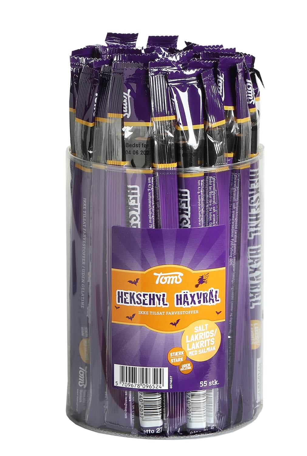 Toms Pingvinstång Häxvrål 27g x 55st (hel låda)