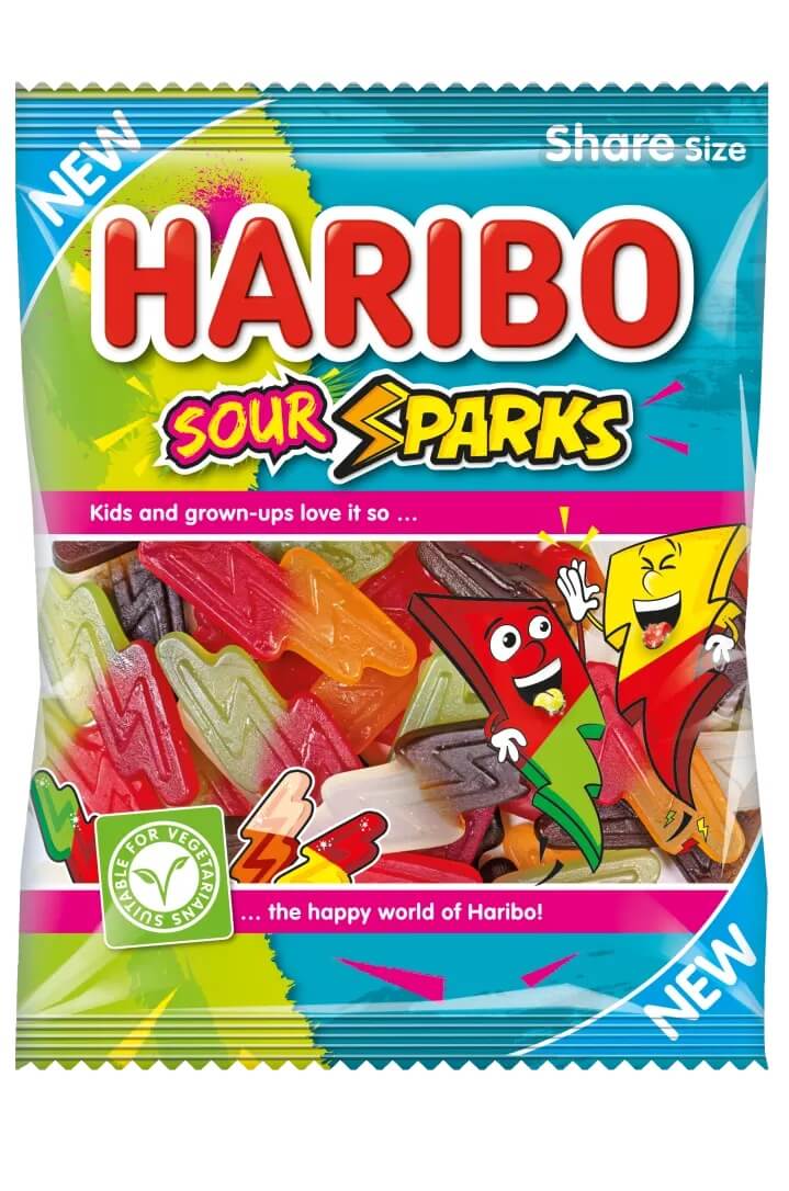 Haribo Sour Sparks 140g