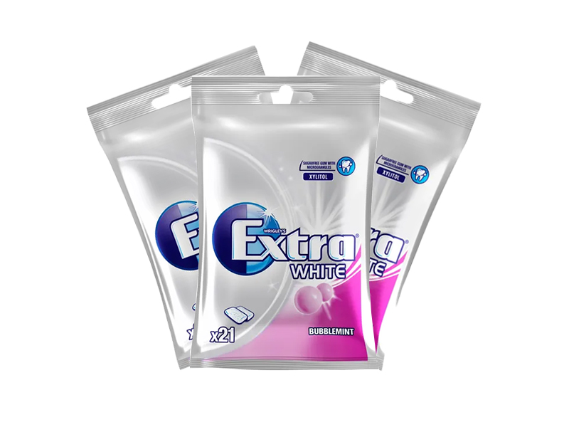 Wrigleys Extra Tuggummi White Bubblemint 29g x 3st