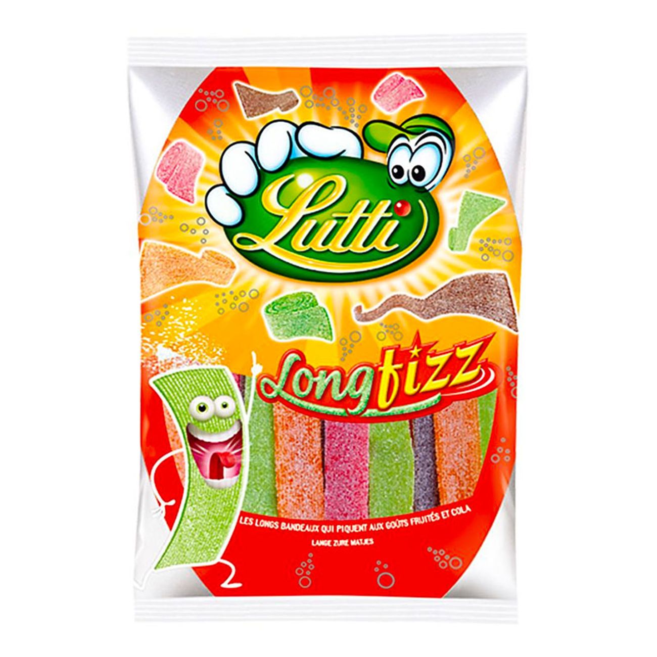 Lutti Long Fizz 100g