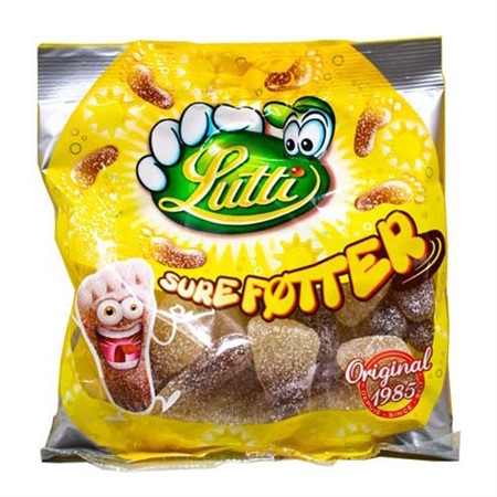 Lutti Sura Fötter 130g(BF:2025-08-28)