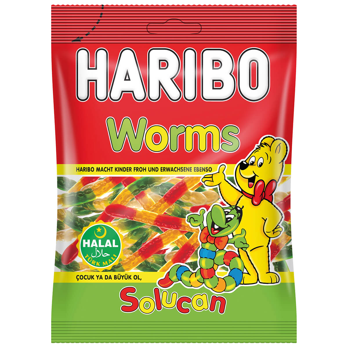 Haribo Worms Solucan 100g