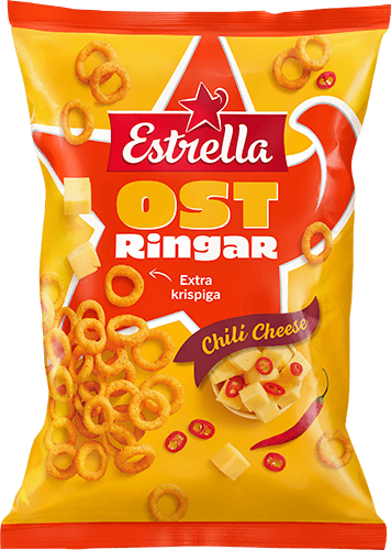 Estrella Ostringar Chili Cheese 200g