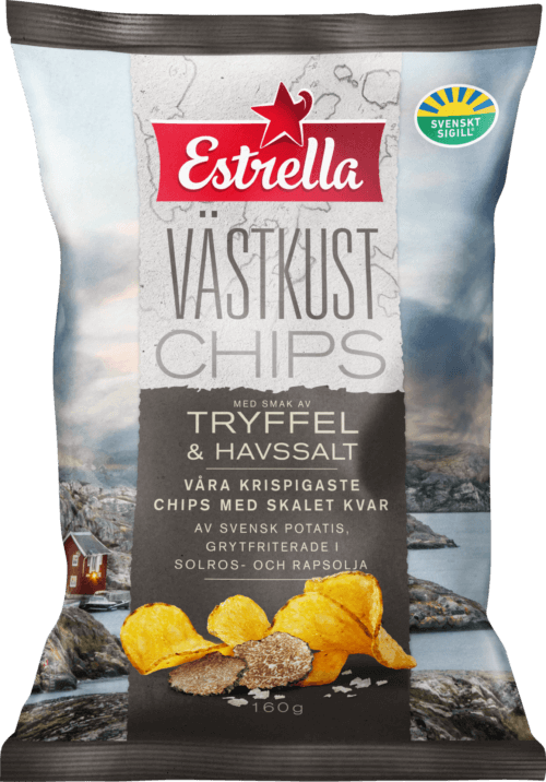 Estrella Västkustchips Tryffel & Havssalt 160g