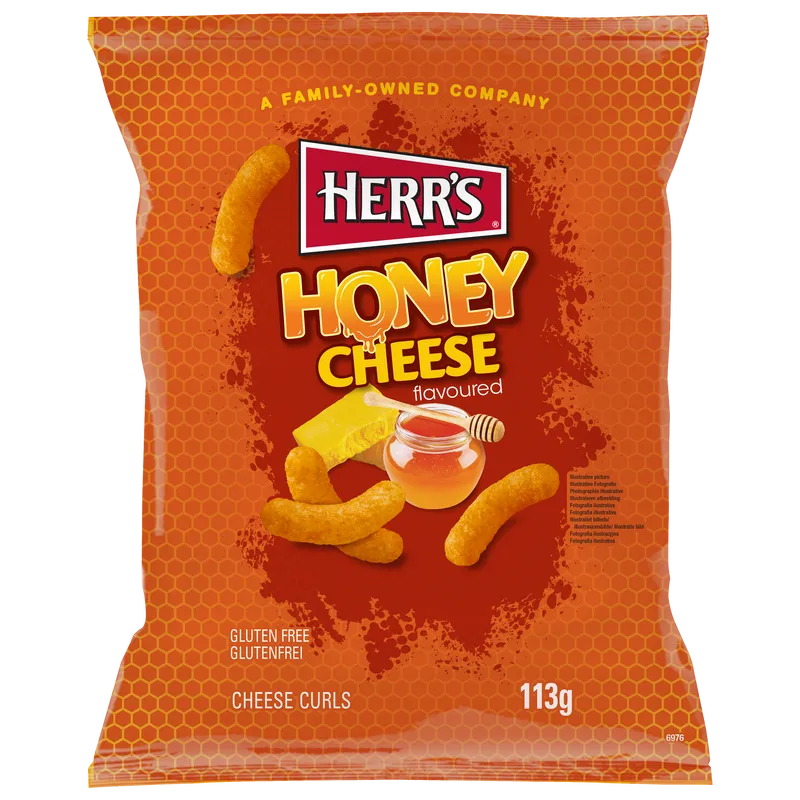 Herrs Honey Cheese Curls 113g