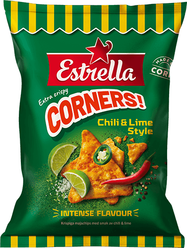 Estrella Corners Chili & Lime Style 160g