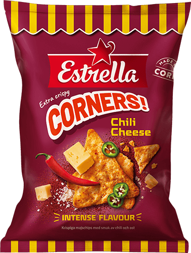 Estrella Corners Chili Cheese 160g