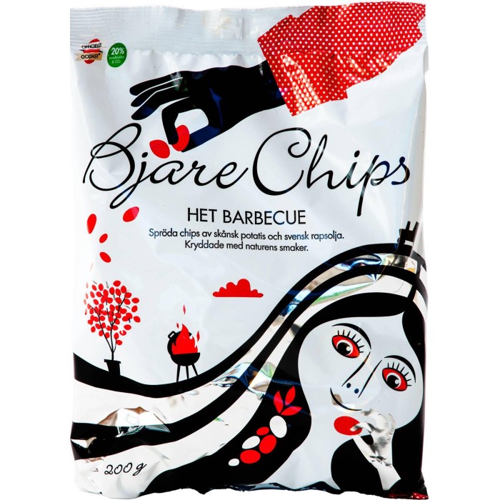 Bjäre Chips Het Barbecue 200g(BF:2025-09-12)