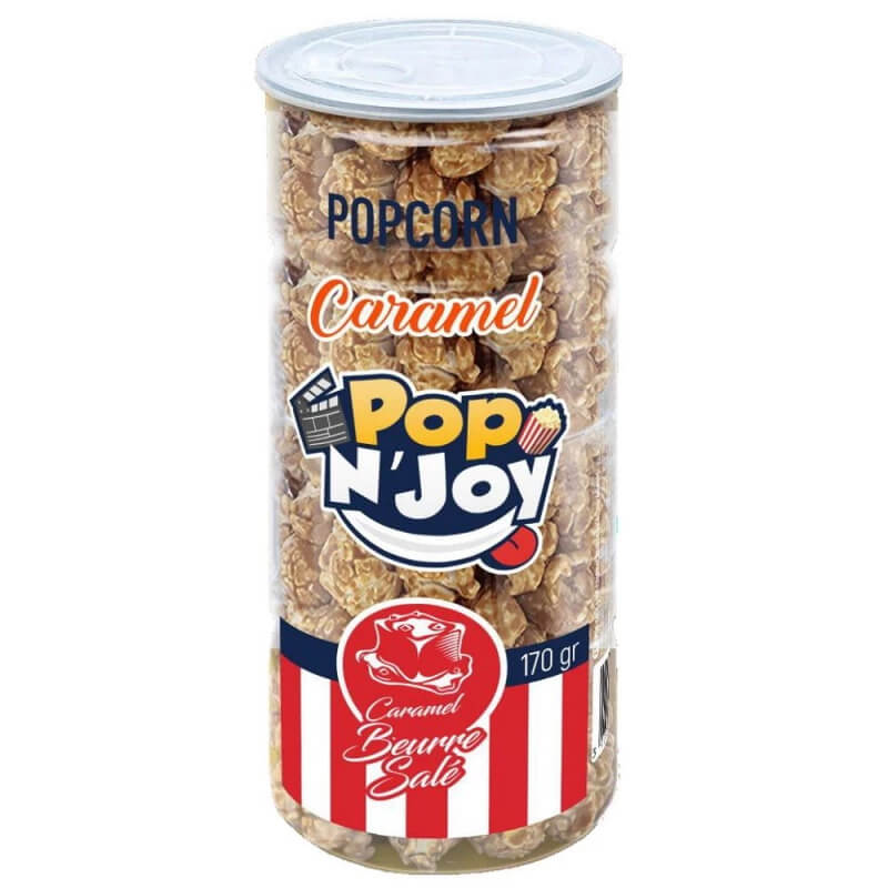 Pop N Joy Popcorn Caramel 170g(BF:2025-05-12)