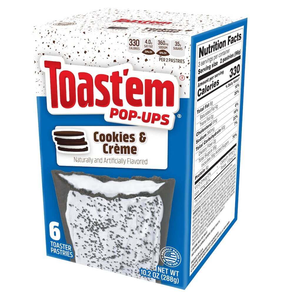 Toast'em Frosted Cookies & Cream 288g