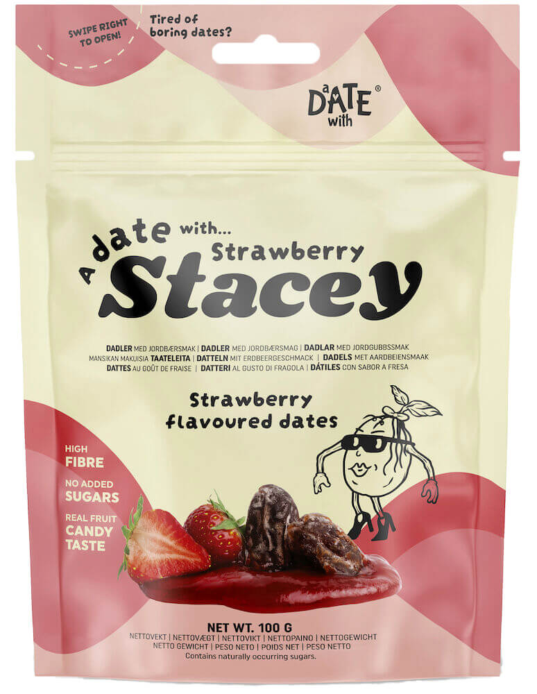 Dadlar A Date With Strawberry Stacey 100g