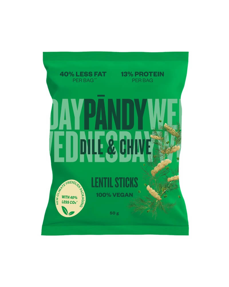Pändy Lentil Sticks Dill & Chive 50g