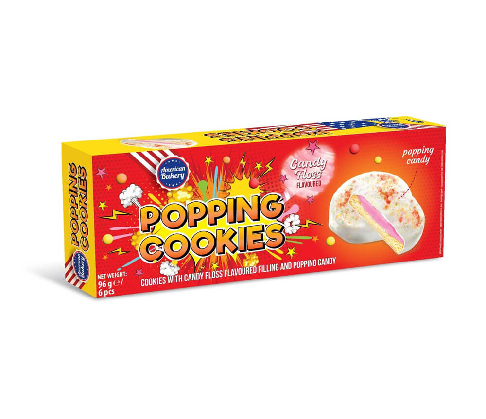 American Bakery Popping Cookies 96g