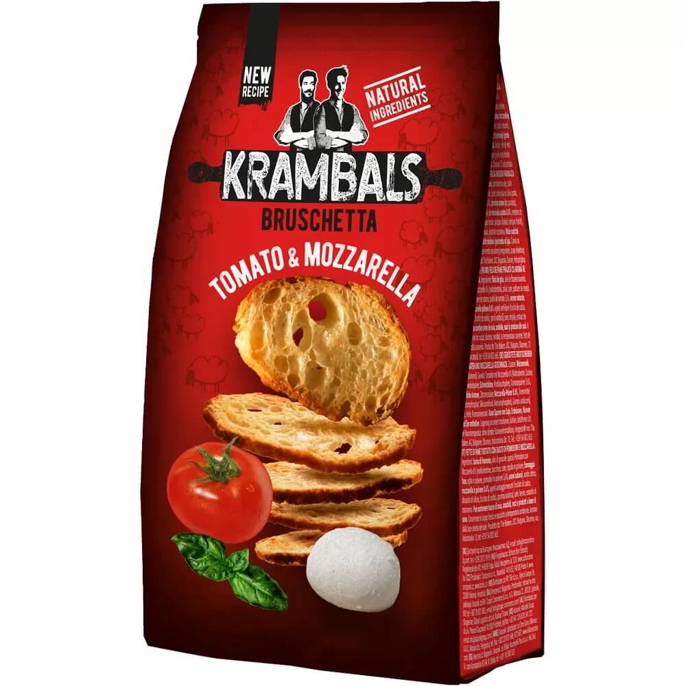Krambals Bruschetta - Tomato & Mozzarella 70g