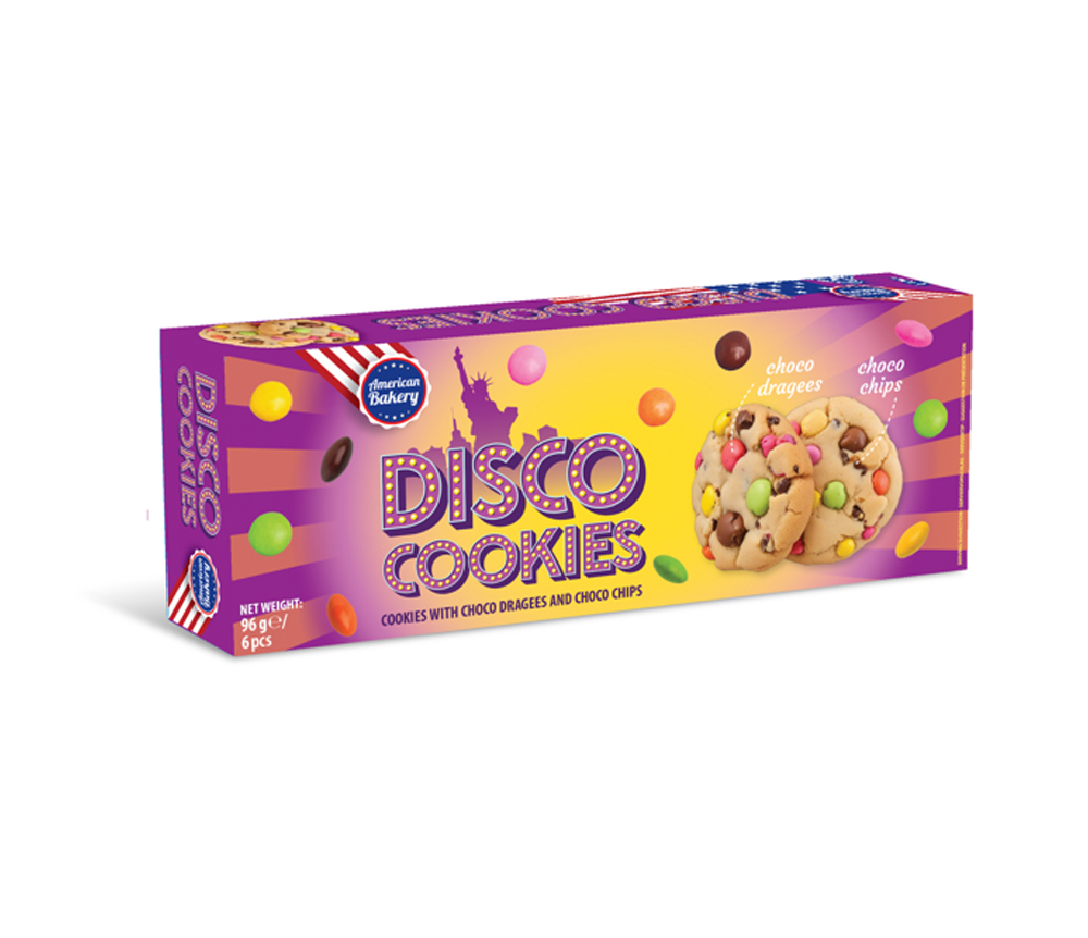 American Bakery Disco Cookies 96g
