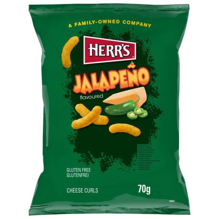 Herrs Jalapeno Cheese Curls 70g