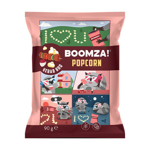 Boomza Popcorn Kebab BBQ 90g