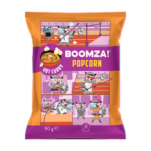 Boomza Popcorn Hot Curry 90g