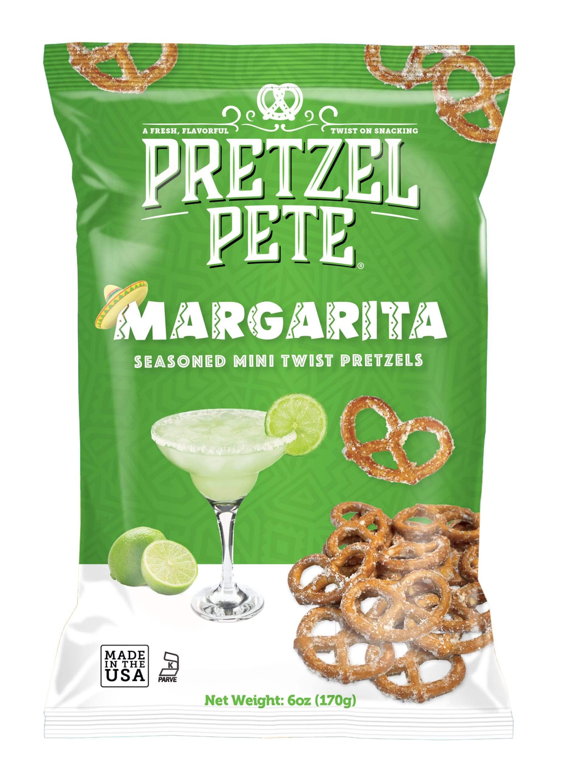 Pretzel Pete Mini Twist Pretzels Margarita 110g