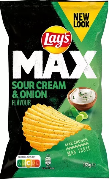 Lays Max Sourcream & Onion 185g