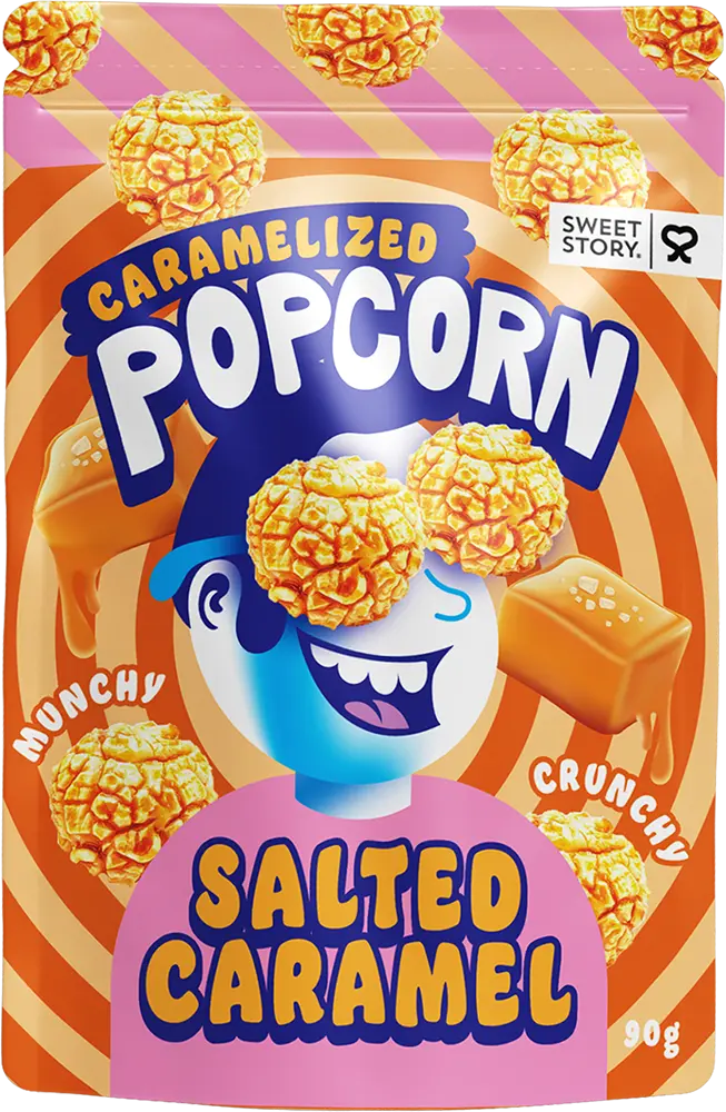 Sweet Story Caramelized Popcorn - Salted Caramel 90g (BF: 2025-11-27)
