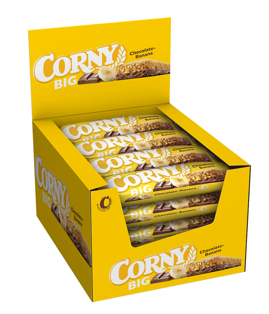 Corny Big Banan/Choklad 50g x 24st (hel låda)