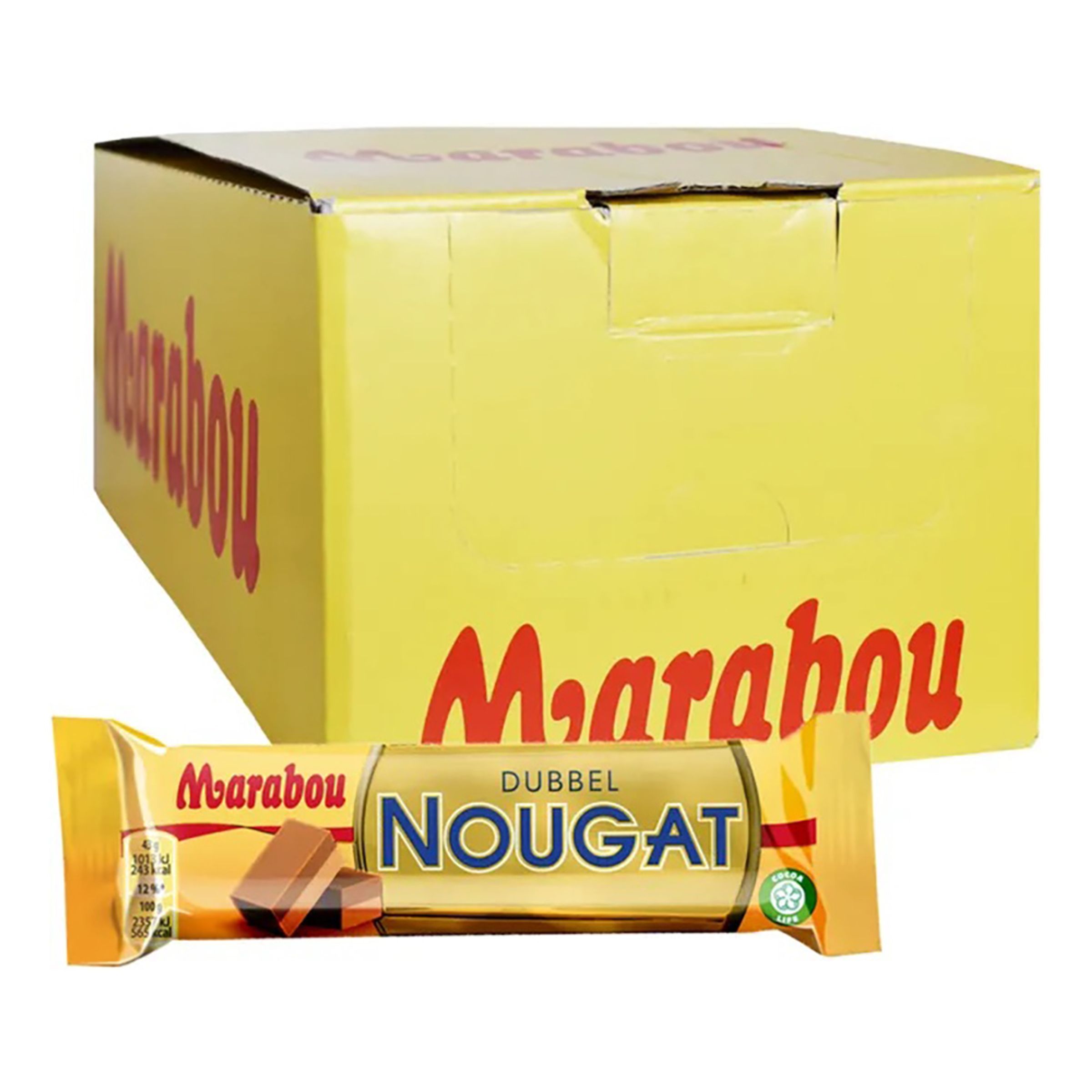 Marabou Dubbel Nougat Storpack - 42-pack
