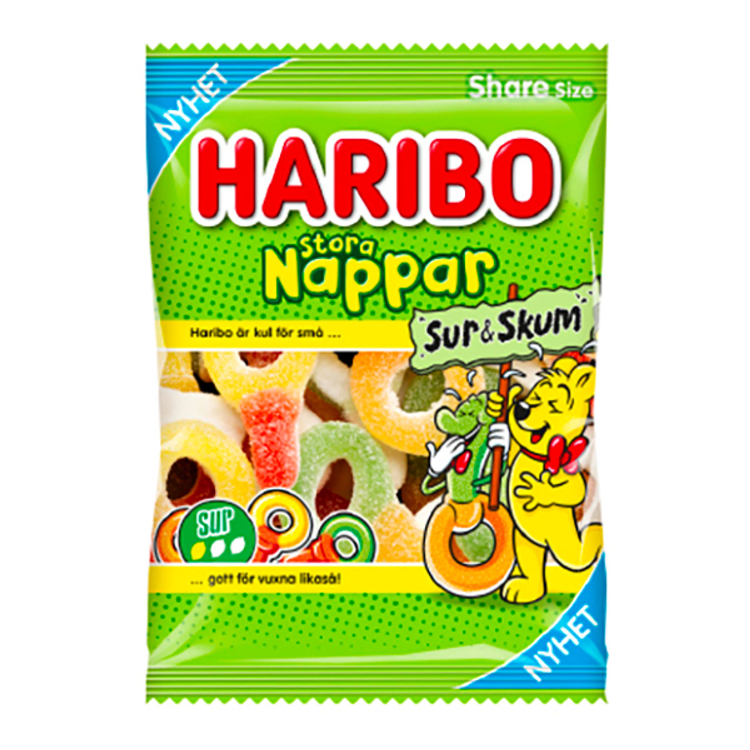 Haribo Stora Sura Nappar Storpack - 12-pack