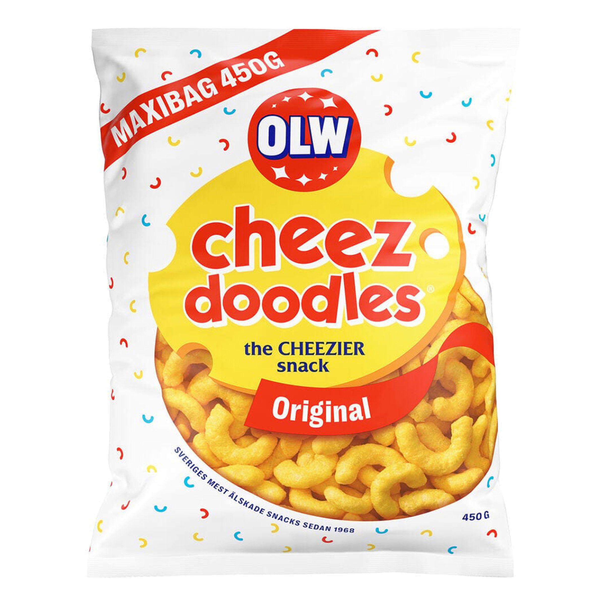 OLW Maxibag Cheez Doodles - 450 gram
