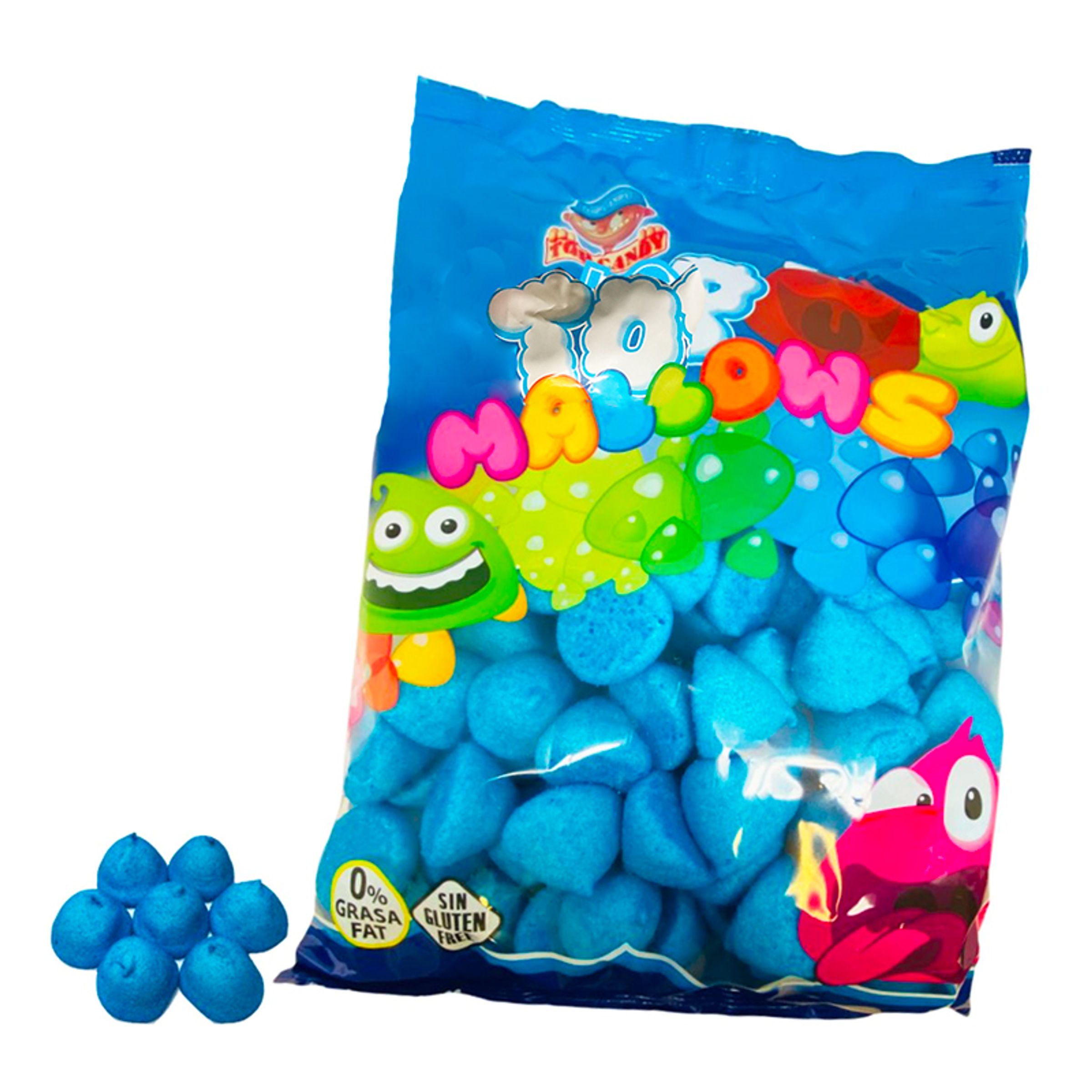 Top Mallows Blå Storpack - 1 kg